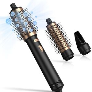 3-in-1 Rotating Hair Dryer Brush Spinning Detachable Styling Tool
